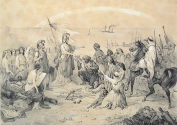 Eroberung und Zivilisation, Allegorie der französischen Invasion Algeriens am 5. Juli 1830